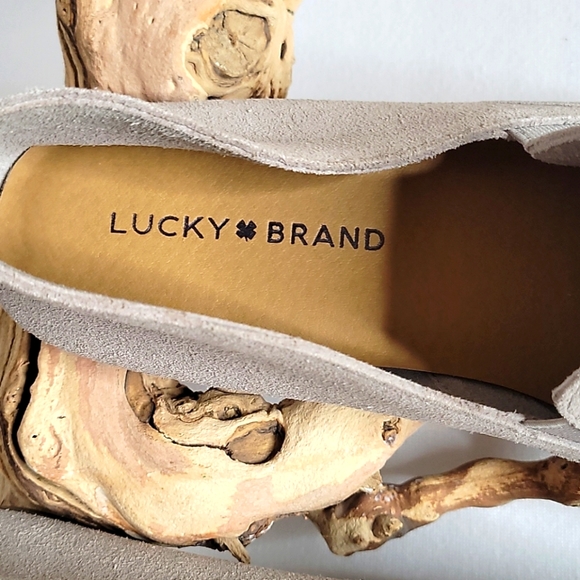 Lucky Brand | Shoes | New Lucky Brand Charsa 2 Light Gray Suede Slip On | Poshmark